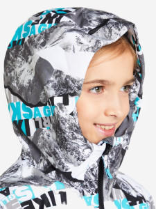 Куртка гірськолижна для дівчаток 117892GSD-A2 Glissade 146-152 (152) Бірюзовий 117892GSD-A2