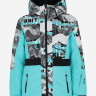 Куртка гірськолижна для дівчаток 117892GSD-A2 Glissade 146-152 (152) Бірюзовий 117892GSD-A2