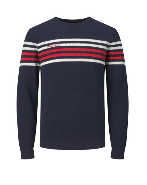 Пуловер JJSCHMIDT KNIT CREW NECK 12201515-Navy Blazer Jack&Jones L Темно-синій 12201515-Navy Blazer