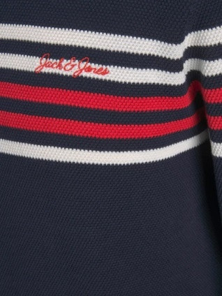Пуловер JJSCHMIDT KNIT CREW NECK 12201515-Navy Blazer Jack&Jones L Темно-синій 12201515-Navy Blazer