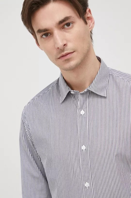 Сорочка JJJOE SHIRT LS STRIPE 12199964-Navy Blazer-Stripes:/SLIM Jack&Jones L Синій 12199964-Navy Blazer-Stri