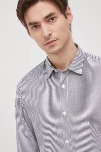 Сорочка JJJOE SHIRT LS STRIPE 12199964-Navy Blazer-Stripes:/SLIM Jack&Jones L Синій 12199964-NAVY BLAZER-STRI