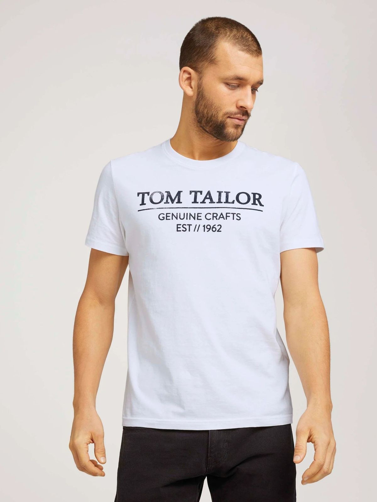 Футболка 1021229-20000 Tom Tailor L Білий 1021229-20000