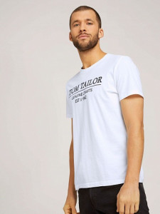 Футболка 1021229-20000 Tom Tailor L Білий 1021229-20000