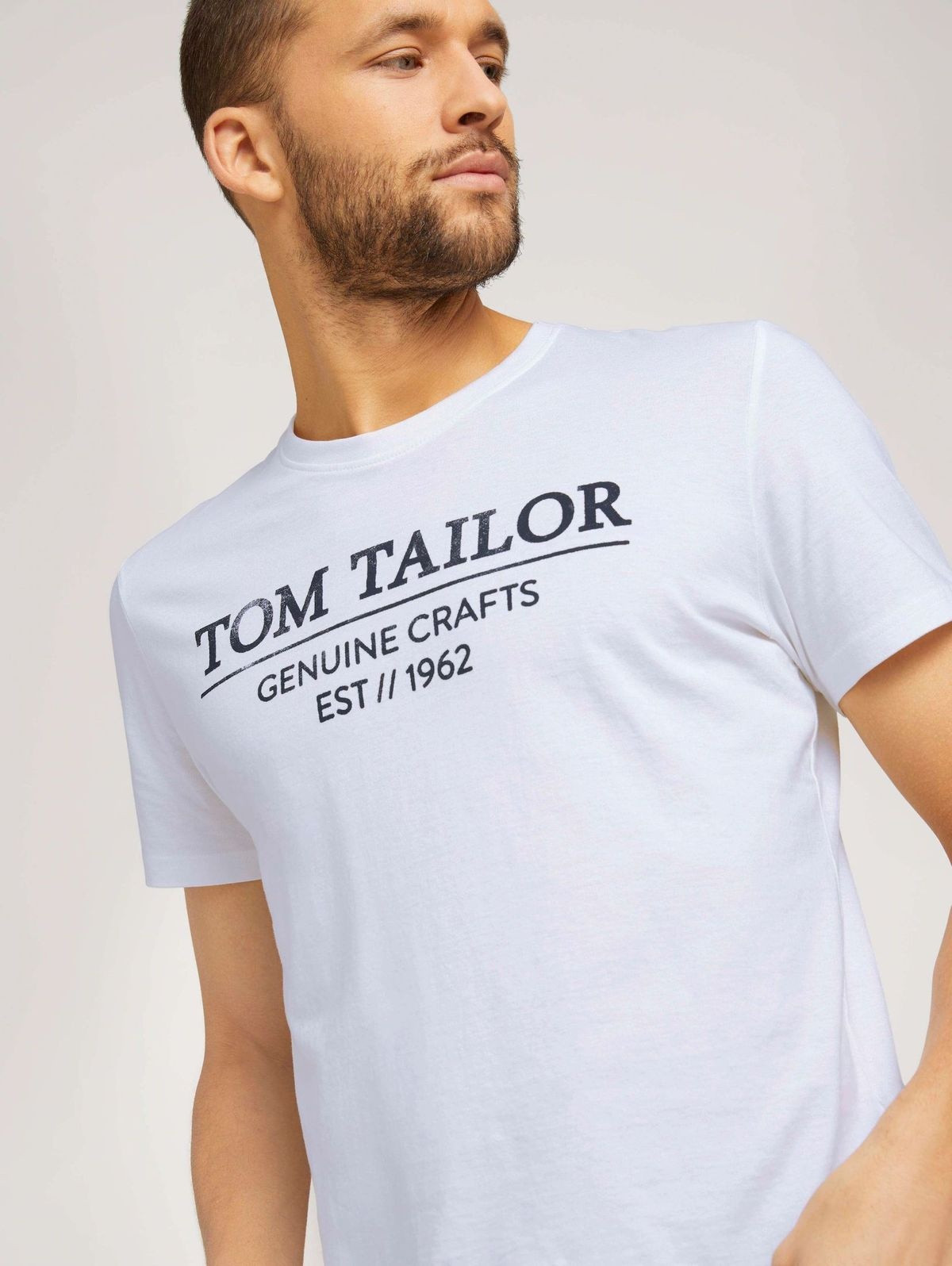 Футболка 1021229-20000 Tom Tailor L Білий 1021229-20000