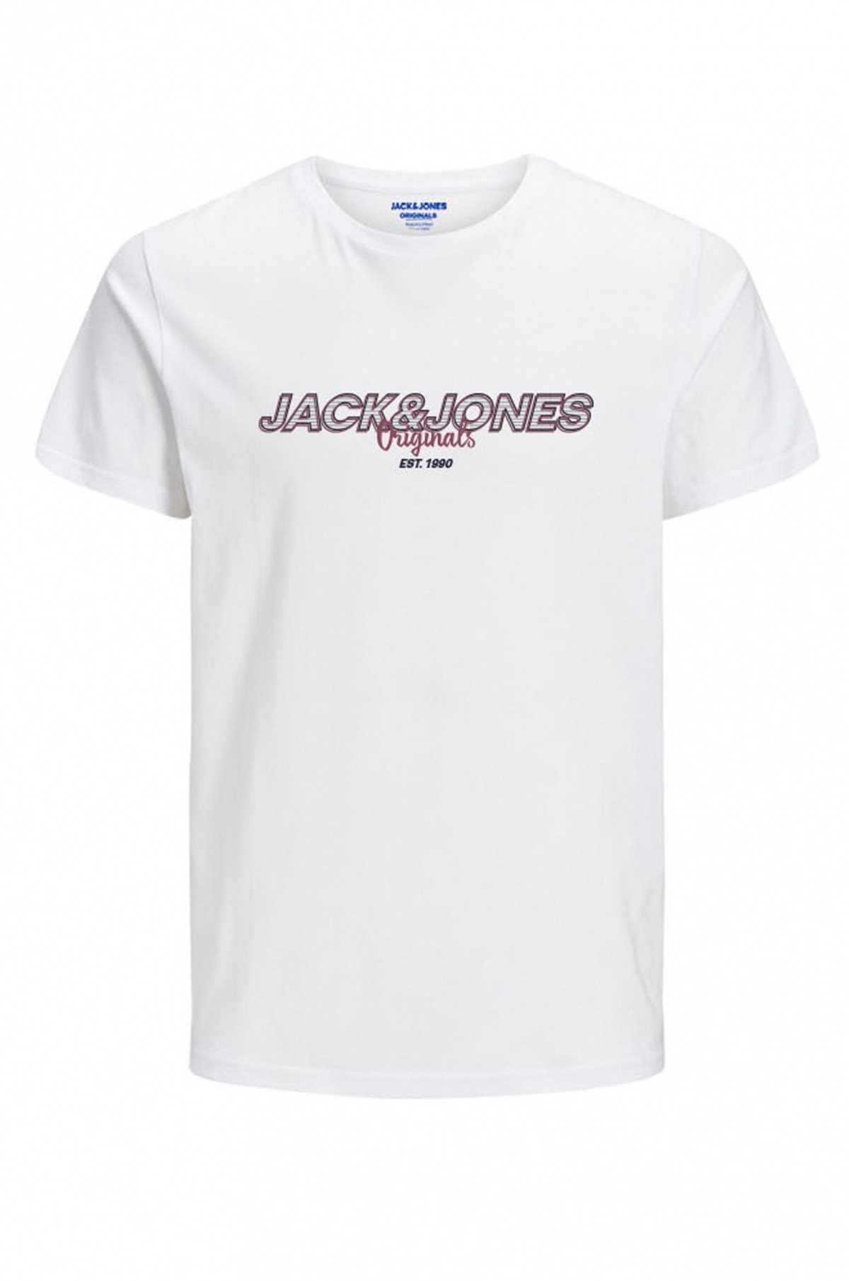 Футболка JORBOOSTER TEE SS CREW NECK MAR 21 12191907 White Jack&Jones XXL Білий 12191907WHITE