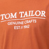 Футболка t-shirt with print 1021229-15095 Tom Tailor L Помаранчевий 1021229-15095
