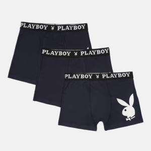 Труси-боксери Набір з 3 Playboy ANNYA PLAYBOY BOXERSHORT синій Чол L ANNYA-37