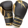 Рукавиці боксерські Reebok Boxing Gloves чорний, золото Чол 16 унцій RSCB-11117GB