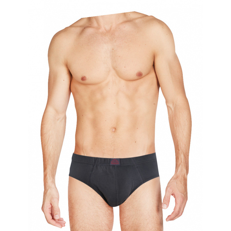 Труси сліп Kappa Slip Uomo Elastico Ric. c/etichetta Logo антрацит Чол M K1101 ANTRACITE