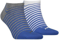 Шкарпетки Puma UNISEX SNEAKER 2P синій, сірий, білий Уні 35-38 101001001-023