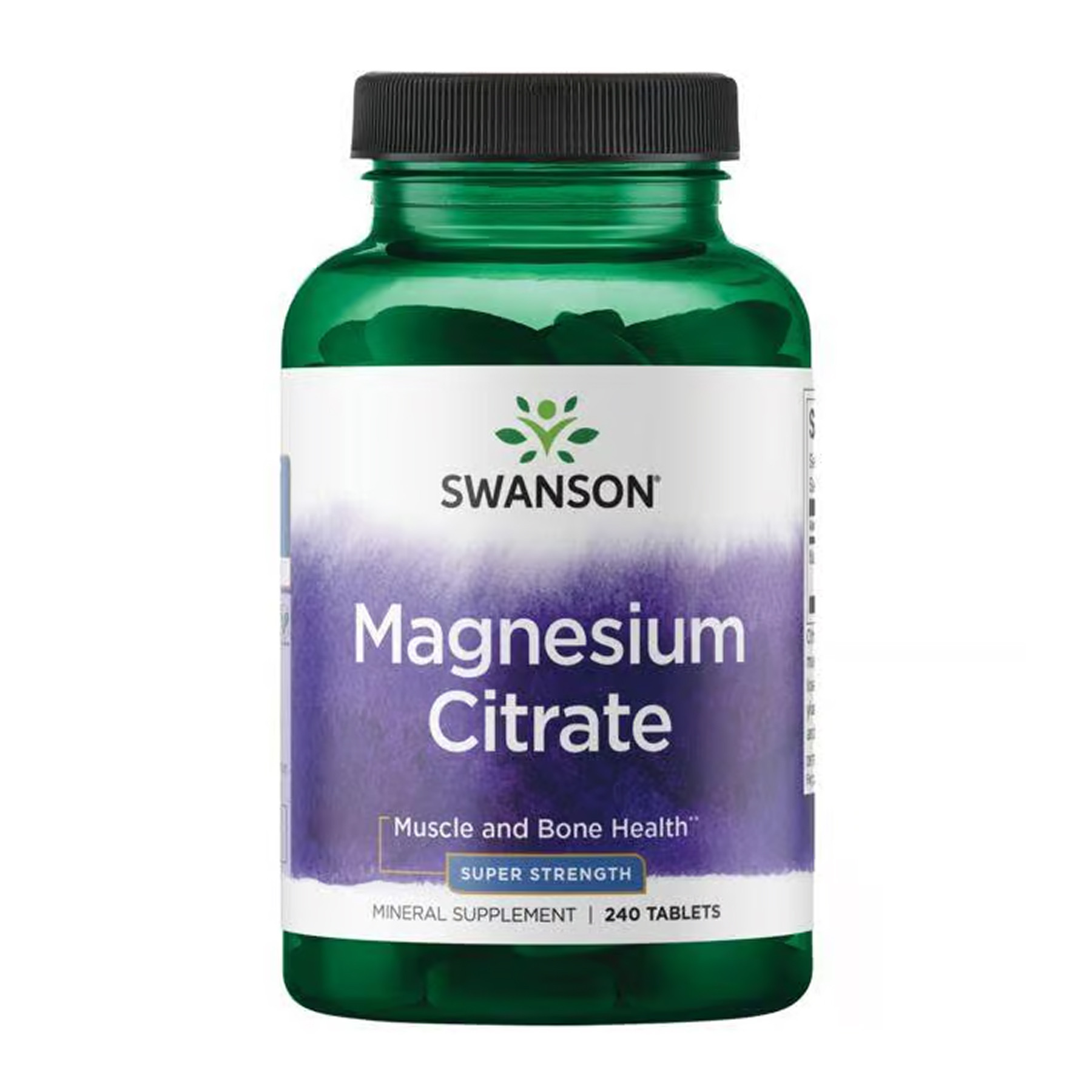 Таблетки Swanson Magnesium Citrate Super Strength - 240 tabs 2023-10-5859