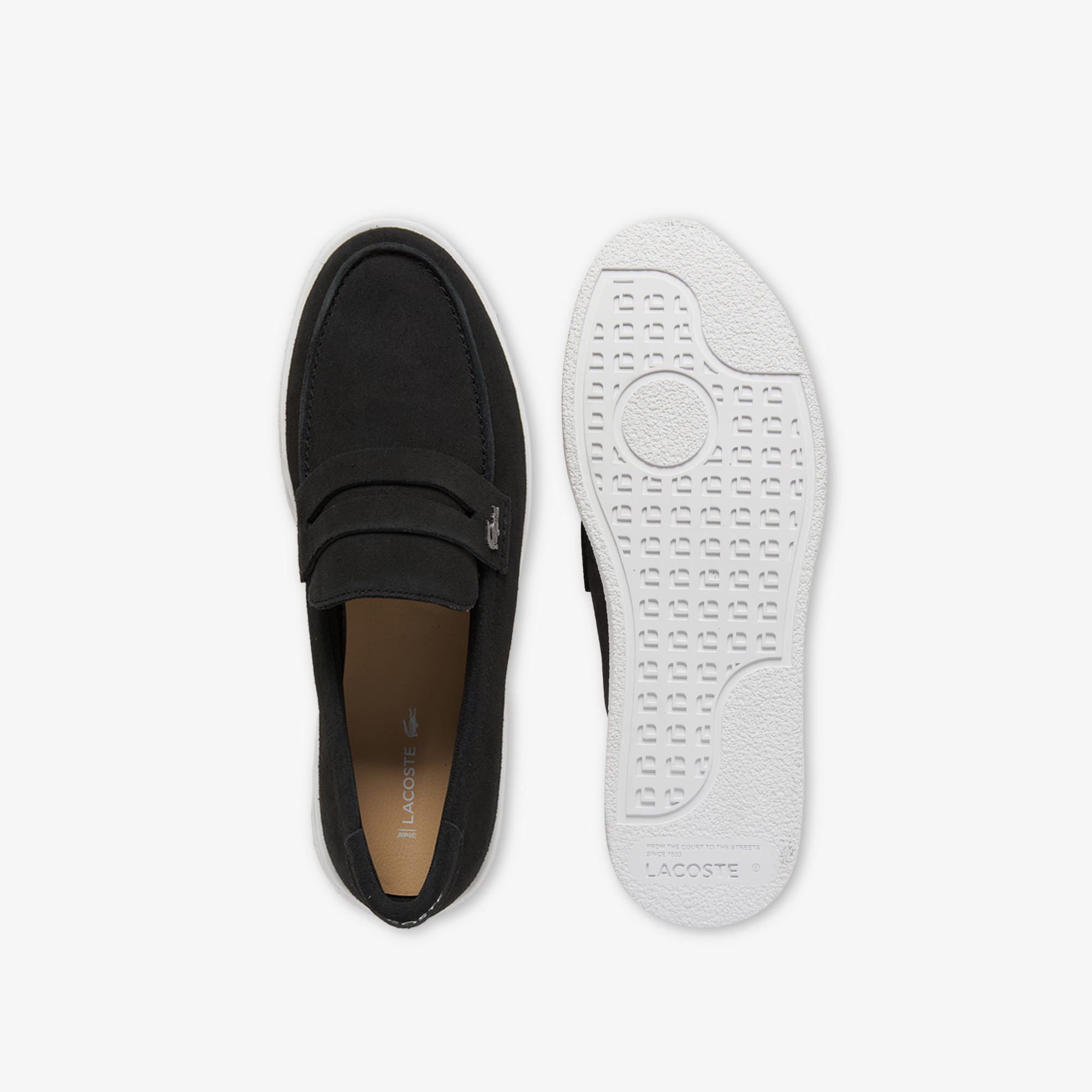 Кеди Lacoste Cochet Suede Loafers Black 49CMA0045-312