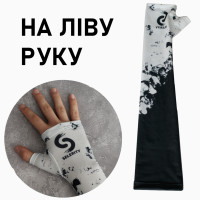 Рукав ігровий з долонею на ліву руку Бризки фарб Paints Selerity f01ps F01PS