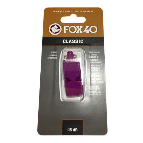 Свисток FOX 40 Whistle Classic Safety 9902-0800 Фіолетовий universal (72221) 9902-0800