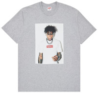 Футболка Supreme NBA Youngboy "Heather Grey" SUPTEE-YOUNGBOY