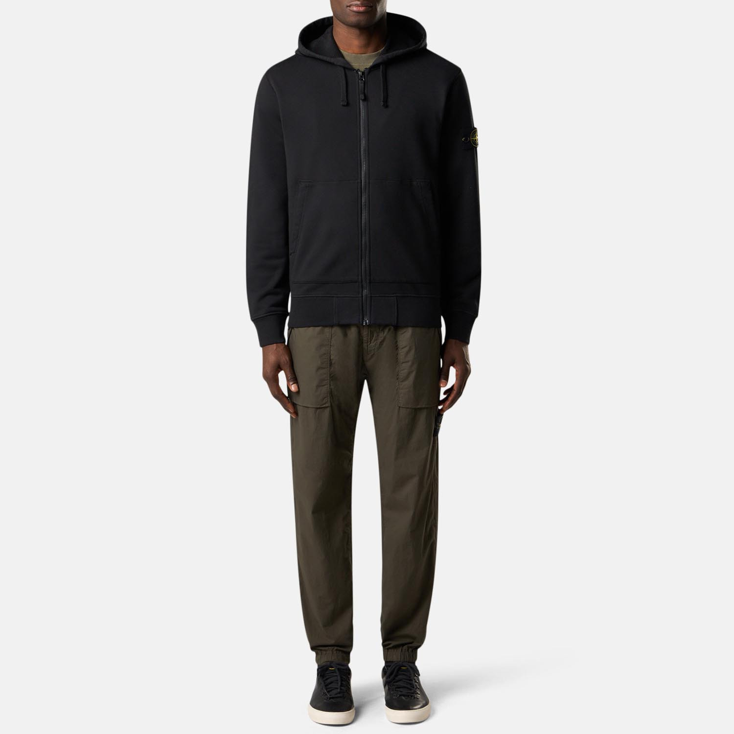 Худі Stone Island Zipped Hoodie Black K1S156100042S0051 V0029