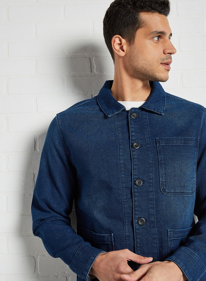 Куртка джинсова JJILUCAS JJJACKET AKM 470 NOOS 12186009 Blue Denim Jack&Jones L Синій 12186009BlueDenim