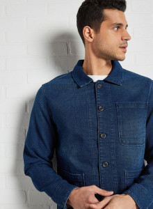 Куртка джинсова JJILUCAS JJJACKET AKM 470 NOOS 12186009 Blue Denim Jack&Jones L Синій 12186009BLUEDENIM