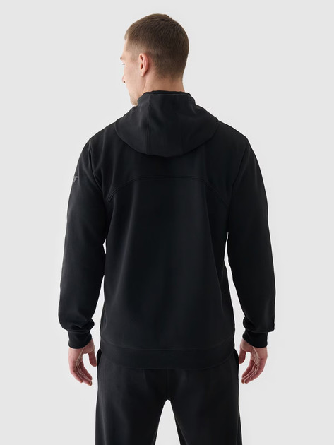 Толстовка Sweatshirt M1256 4FWAW24TSWSM1256-20S 4F 2XL Чорний 4FWAW24TSWSM1256-20S