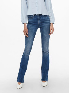 Джинси ONLPAOLA LIFE HW FLARED AZG0007 NOOS 15219219-Medium Blue Denim ONLY 15219219-MEDIUM BLUE DENI