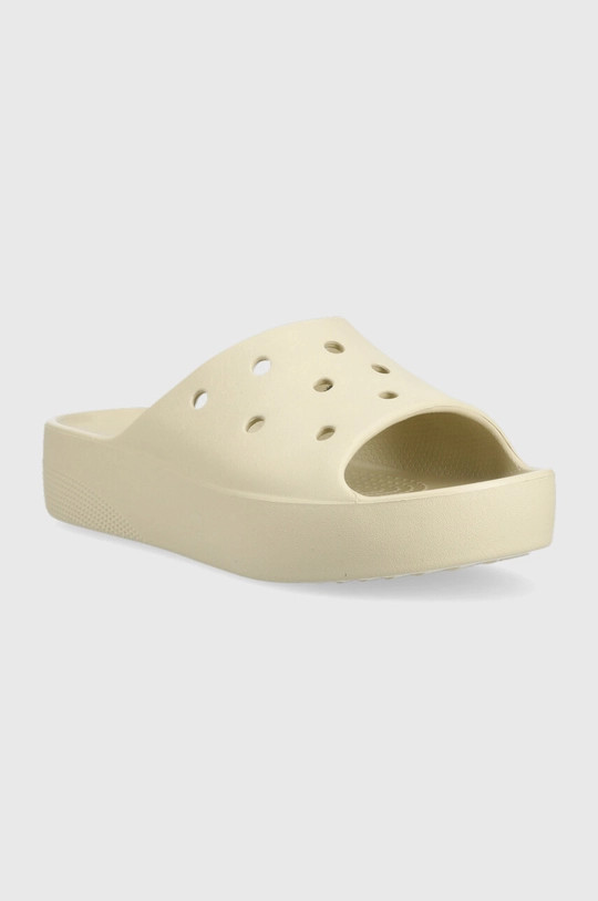 Тапочки CLASSIC PLATFORM SLIDE 208180-2Y2 CROCS W6 (36-37) Бежевий 208180-2Y2