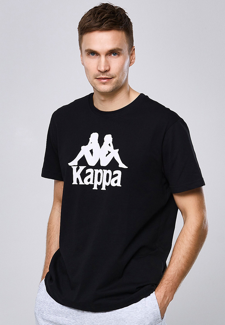 Футболка Caspar 303910-19-4006 Kappa XL Чорний 303910-19-4006