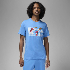 Футболка чоловіча Air Jordan Flt Essential Ess Ss Crew Light Blue FZ1967-469