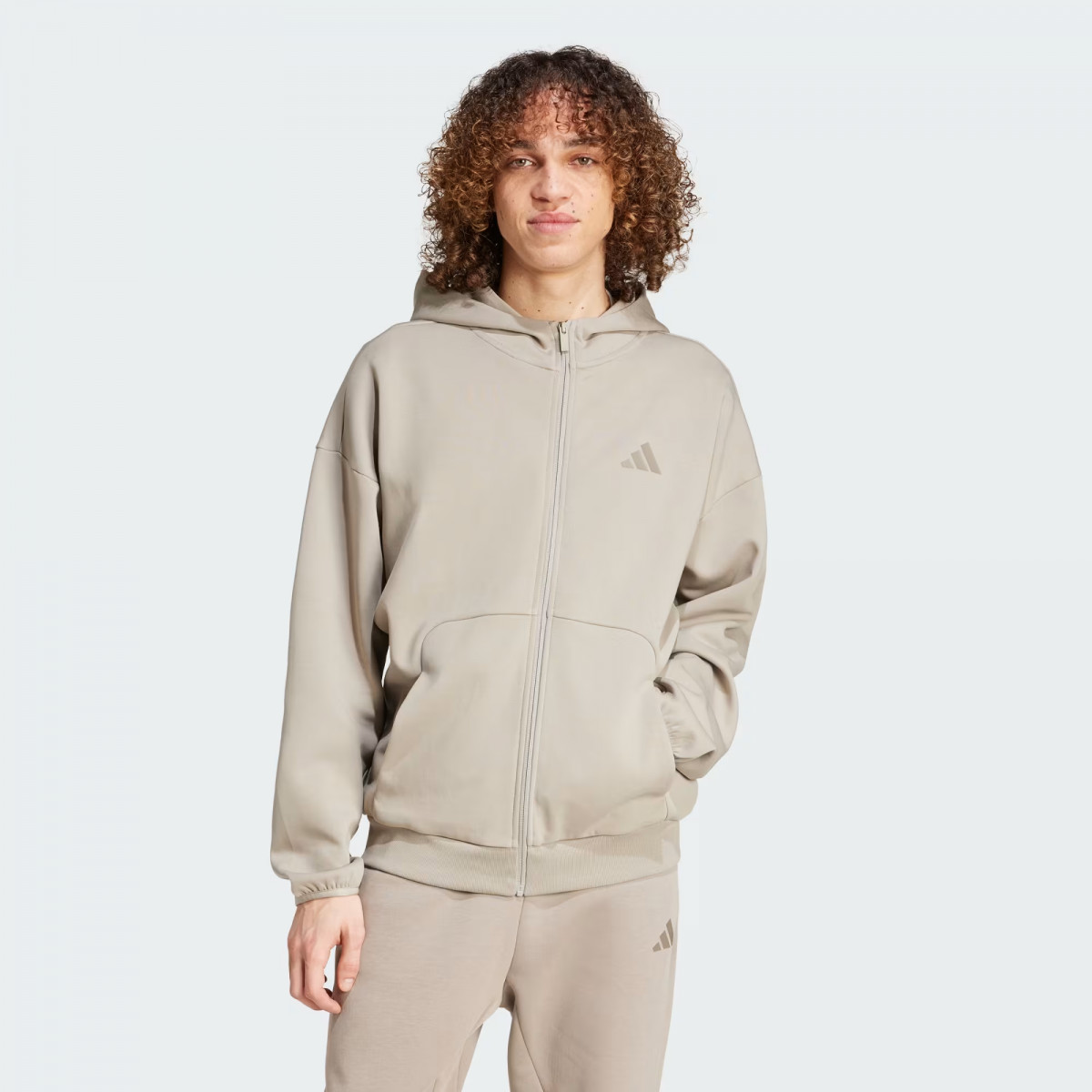 Худі M FI SL FZ JD4947 Adidas 2XL Бежевий JD4947