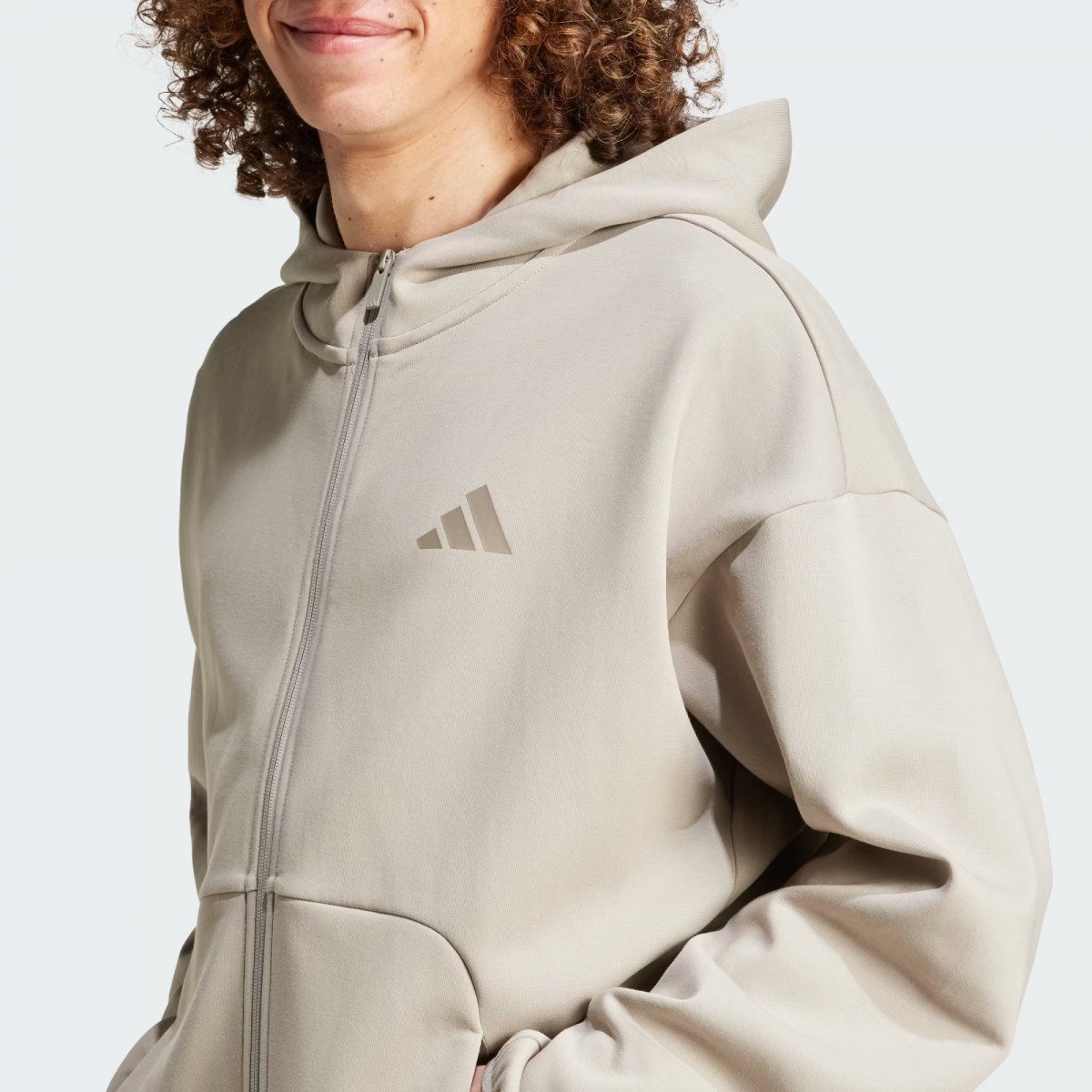 Худі M FI SL FZ JD4947 Adidas 2XL Бежевий JD4947