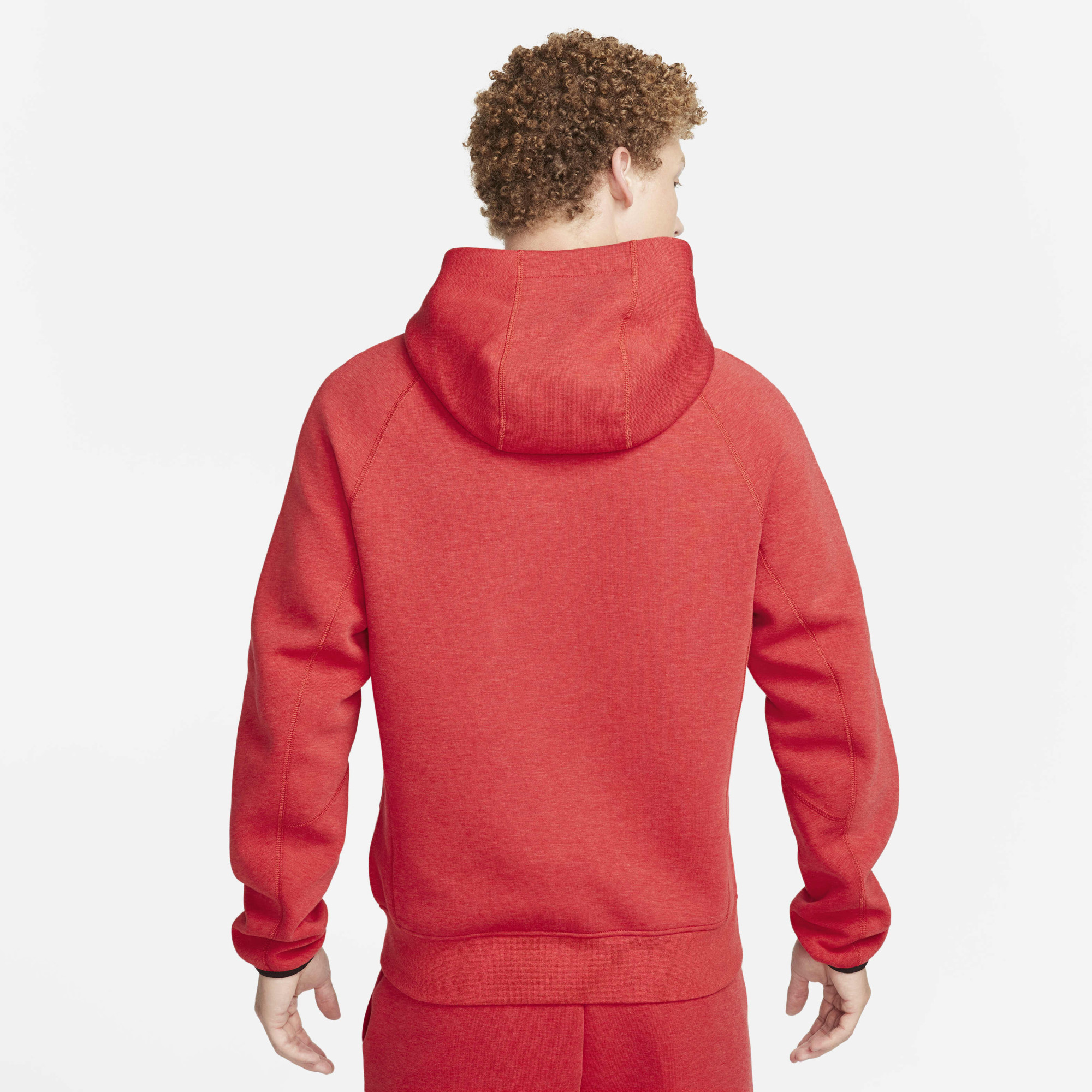 Худі чоловіче Nike Hoodie Pullover Sportswear Tech Fleece Orange FB8016-672
