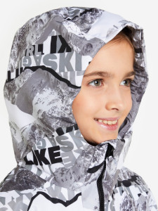 Куртка гірськолижна для дівчаток 117892GSD-A3 Glissade 146-152 (152) Сірий 117892GSD-A3