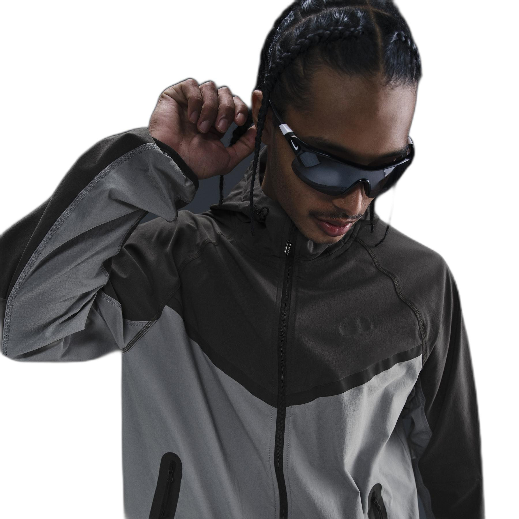 Вітровка чоловіча Nike Teechfleece Grey HM7151-065