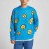 Пуловер JORSMILE KNIT CREW NECK KA KNT21 12206857-Hawaiian Ocean-Fit:WIDE Jack&Jones M Блакитний 12206857-Hawaiian Ocean-F