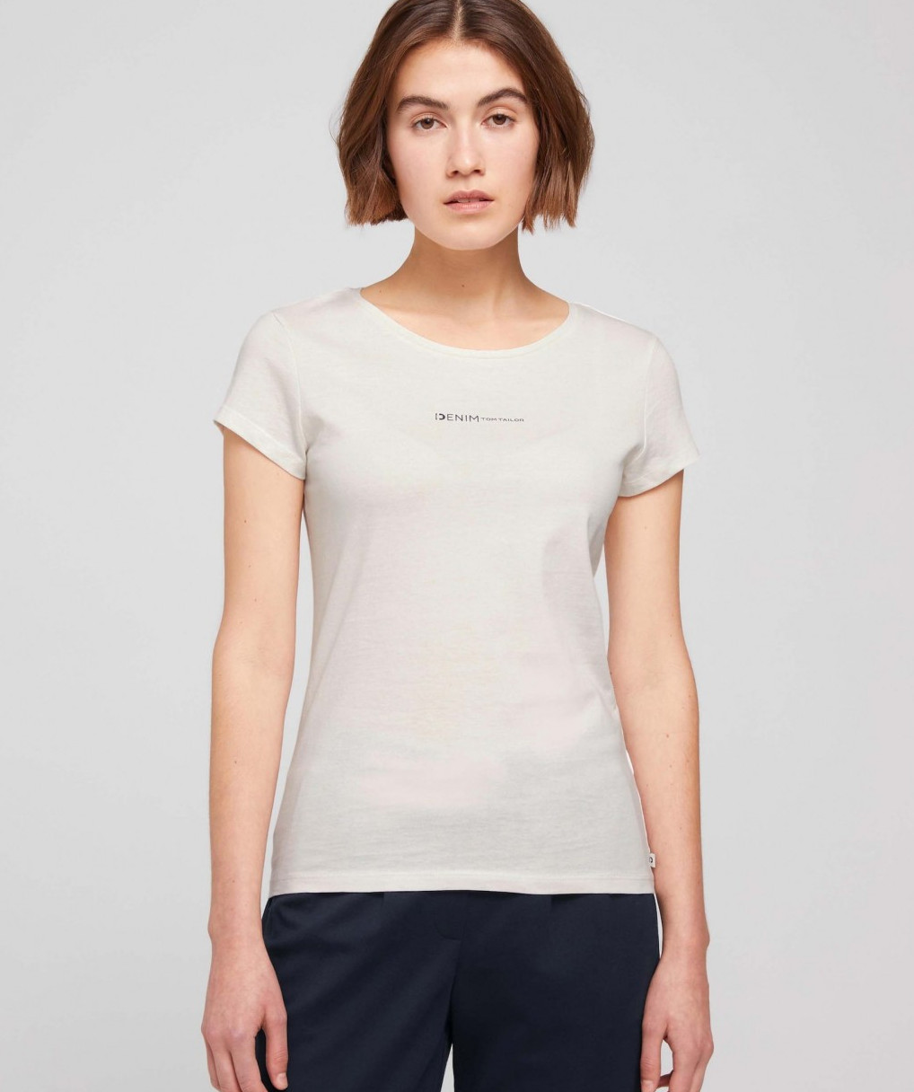 Футболка 1030466-10348 Tom Tailor XS Білий 1030466-10348
