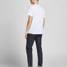 Футболка JORBRADY TEE SS CREW NECK SN 12205503-Bright White-Fit:STD/SOLID Jack&Jones S Білий 12205503-BRIGHT WHITE-FIT