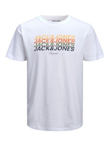 Футболка JORBRADY TEE SS CREW NECK SN 12205503-Bright White-Fit:STD/SOLID Jack&Jones S Білий 12205503-BRIGHT WHITE-FIT