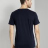 Футболка t-shirt with print 1021229XX1010668 Tom Tailor S Темно-синій 1021229XX1010668