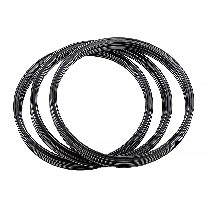 Кільця спортивні 12 шт (Чорні) AVK3-001