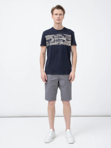 Шорти clean beach shorts 1030028-10952 Tom Tailor L Темно-сірий 1030028-10952