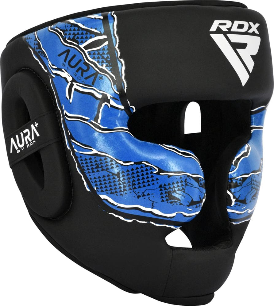 Шолом RDX HEAD GUARD NEW AURA F17 чорний, синій Уні M HGR-F17BU