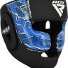 Шолом RDX HEAD GUARD NEW AURA F17 чорний, синій Уні M HGR-F17BU