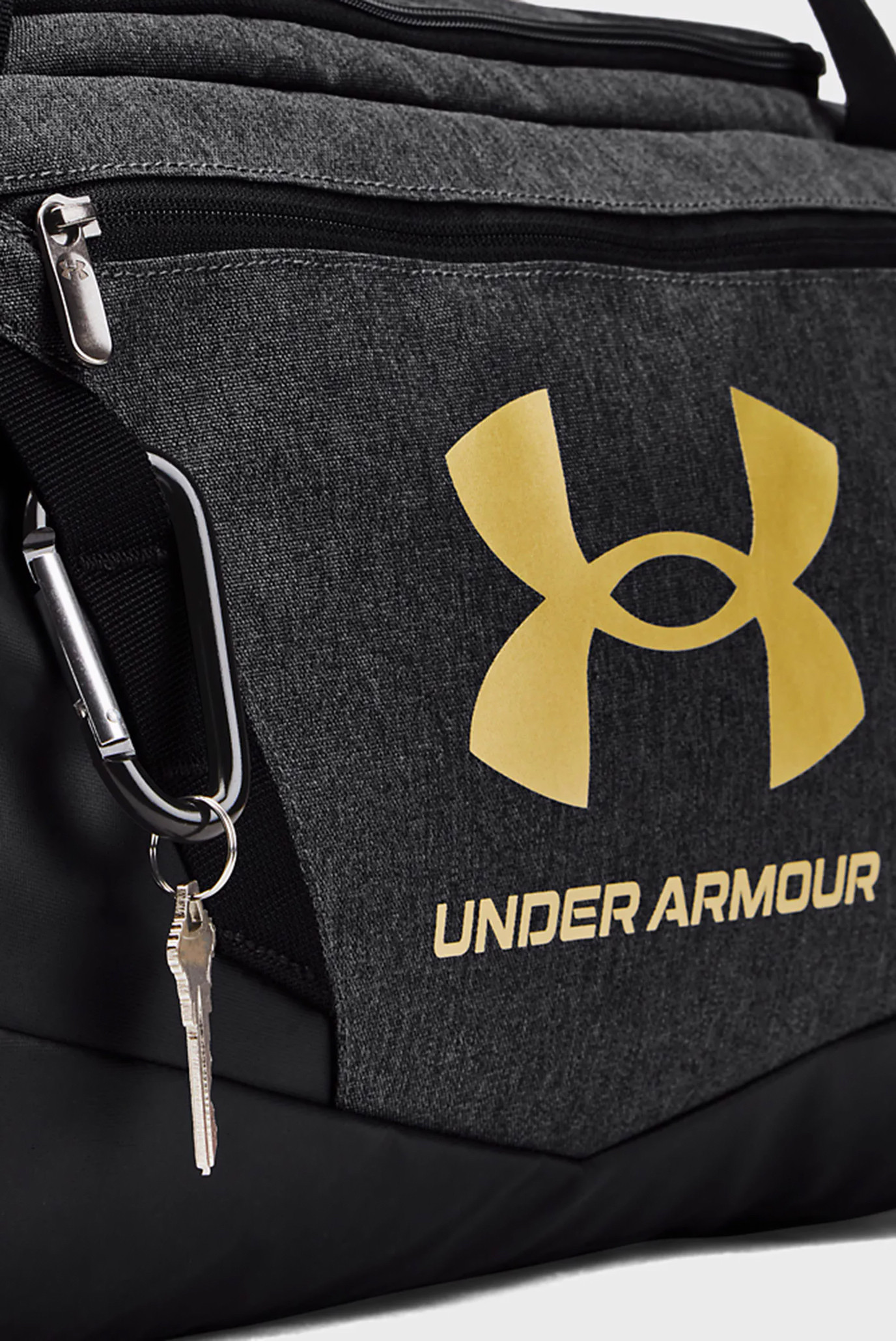 Сумка UA Undeniable 5.0 Duffle SM 40L чорний, золотий Уні 55х25,5х27 см 1369222-002