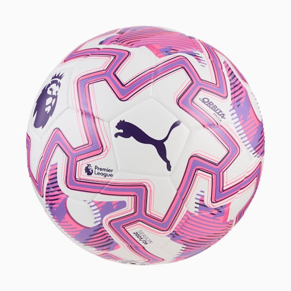 М'яч футбольний Puma Match PL Brilliance (FI Qty) білий, рожевий 5 (084704-01) 084704-01