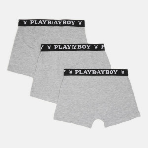 Труси-боксери Набір з 3 Playboy ANNYA PLAYBOY BOXERSHORT сірий Чол L ANNYA-36