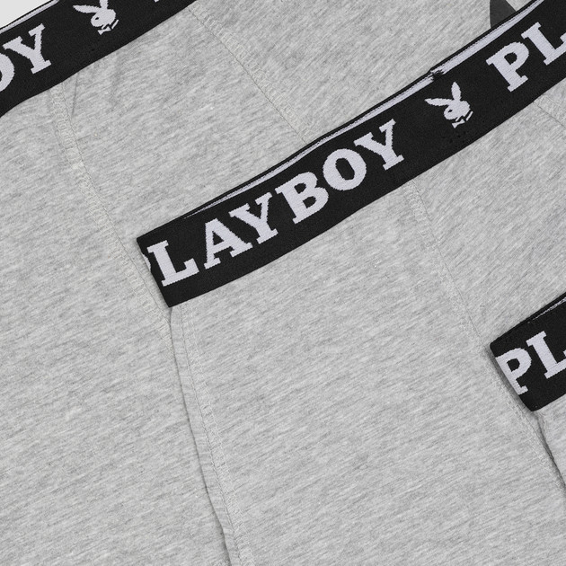 Труси-боксери Набір з 3 Playboy ANNYA PLAYBOY BOXERSHORT сірий Чол L ANNYA-36