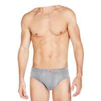Труси сліп Kappa Slip Uomo Elastico Ric. c/etichetta Logo сірий Чол M K1101 GrigioUnito