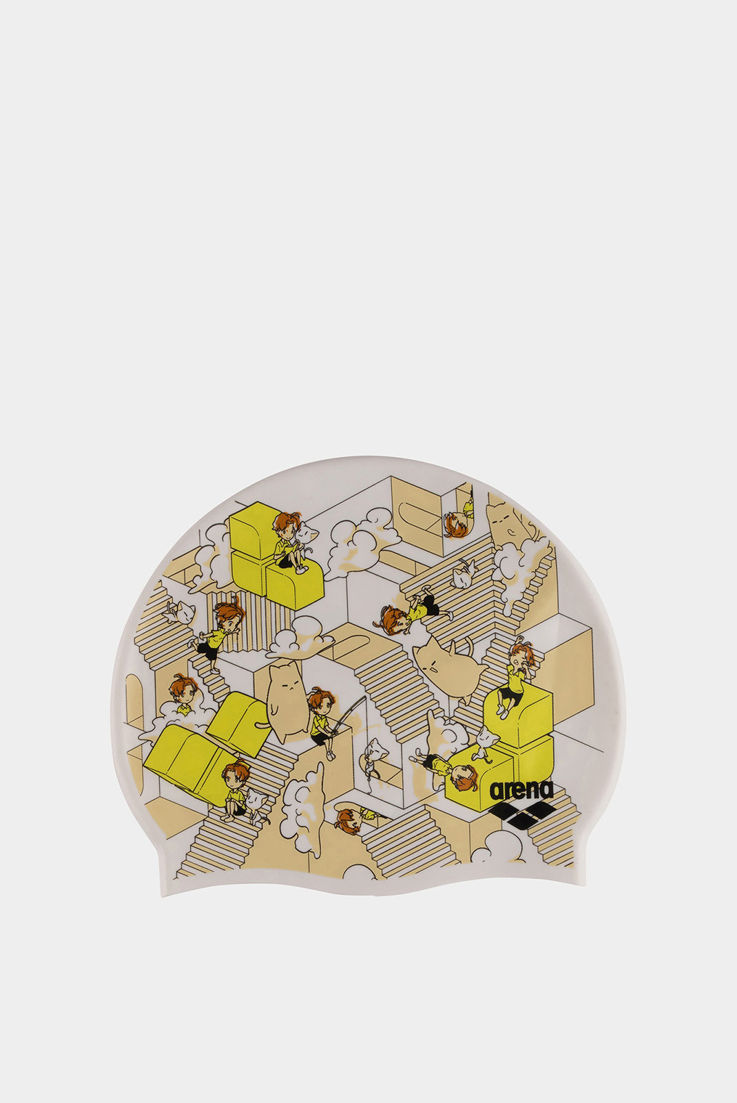 Шапочка для плавання Arena PRINT JR мультиколор Діт OSFM 94171-237