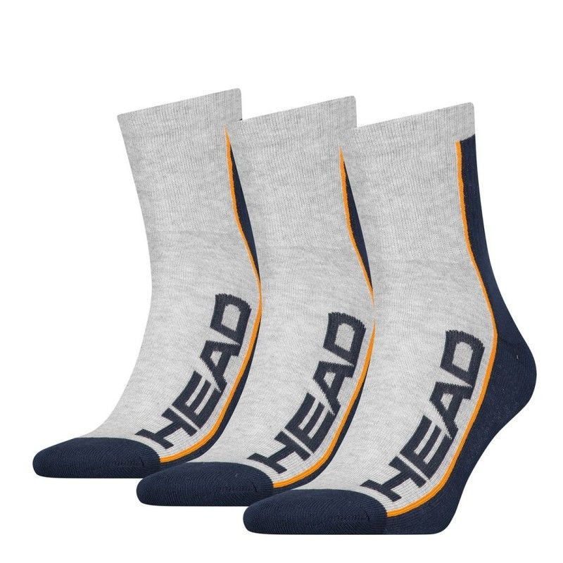 Шкарпетки Head Stripe Short Crew 3-Pack синій, сірий Уні 35-38 781010001-870