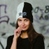 Шапка Иероглиф Вязаная Черно-белая Selerity ww01hy WW01HY